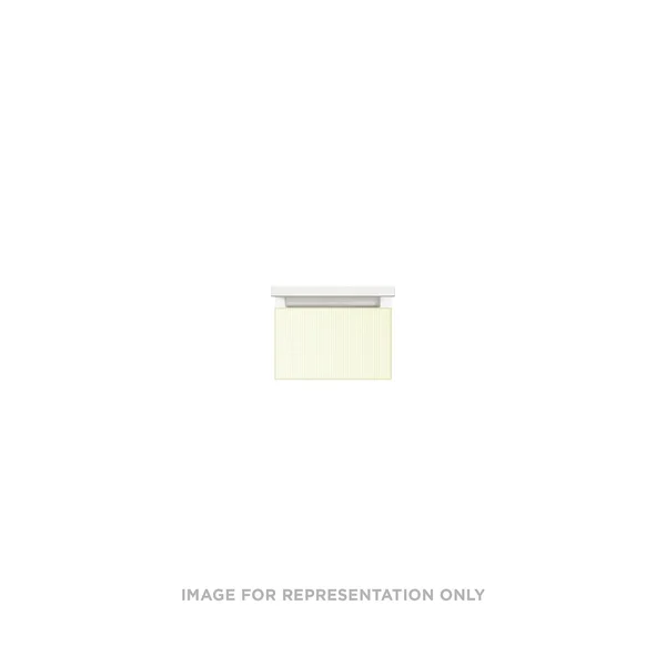 Robern Cartesian VM12H1D21F60N Wall Mount Vanity-NO Sink - Reeded White