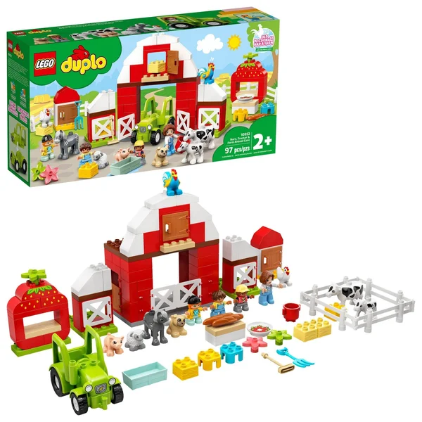 Lego Duplo Town Barn, Tractor & Farm Animal Care 10952
