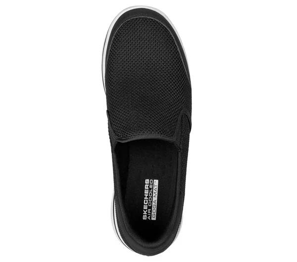 Skechers Men's GOwalk 5 - Beeline Walking Shoes, Black/White, 8.5
