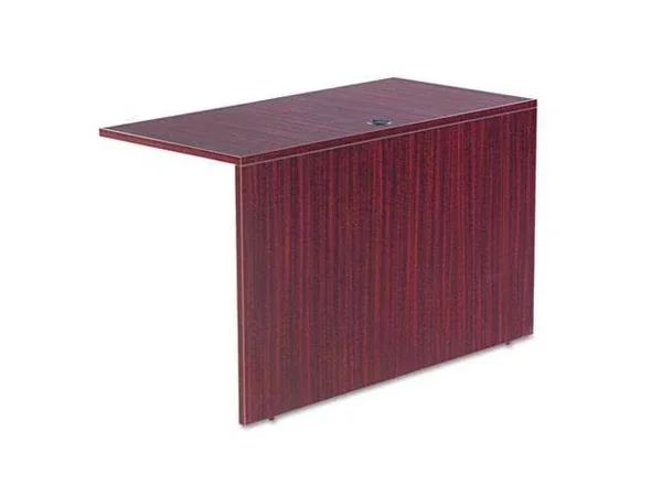 Alera Valencia Series Reversible Return/Bridge Shell 35W x 23 5/8d Mahogany
