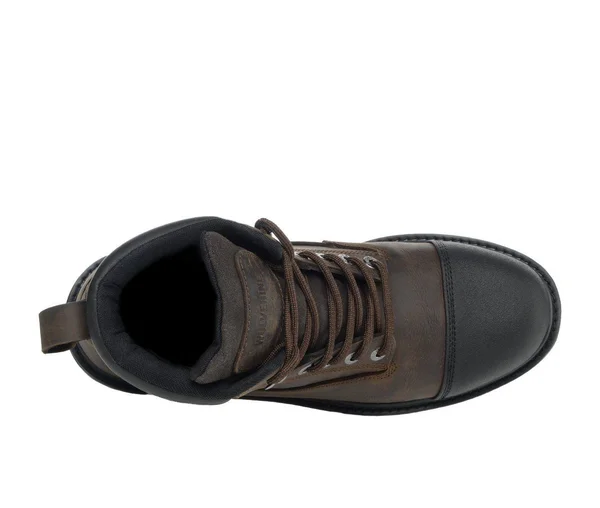 Men's Wolverine Rig 6 in Soft Toe Work Boot in Dark Brown Size 9 Wide