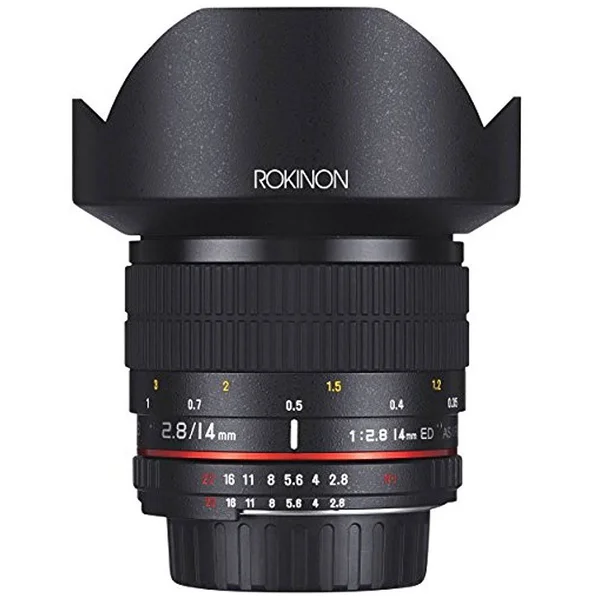 Rokinon Wide-Angle Lens for Nikon F - 14mm - F/2.8
