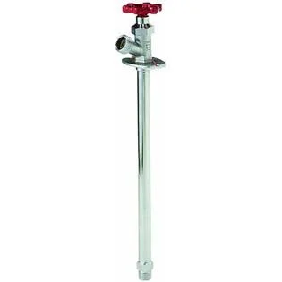 Mueller Streamline Company Proline Frost Proof Sillcock 1/2 Copper - 12 L, 3/4 MHT Chrome Plated 104-405