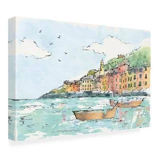 Trademark Art Anne Tavoletti 'Portofino I' Canvas Art
