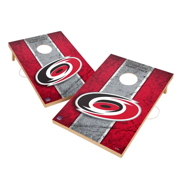 Carolina Hurricanes 2' x 3' Solid Wood Cornhole Vintage Game Set