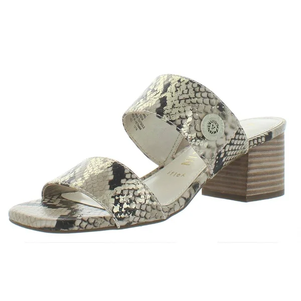 Anne Klein Breeze Women's Sandals Natural/Black : 9.5 M