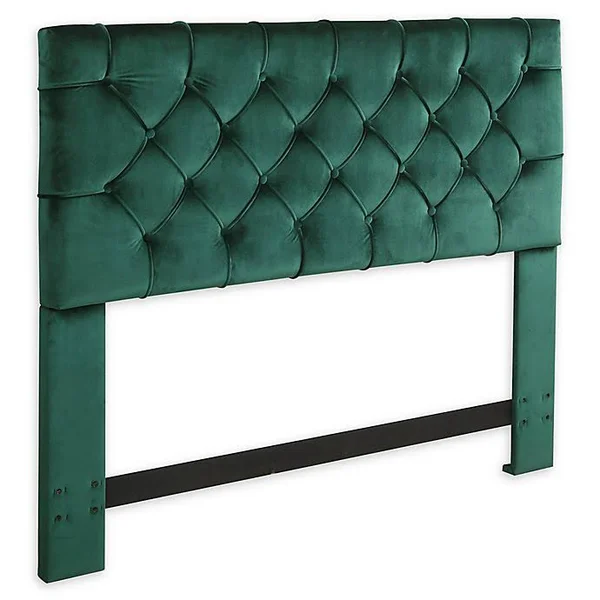 Chic Home Clytia Twin Velvet Headboard in Green, 61.5" x 4"
