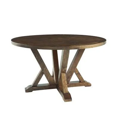 McCourt Pine Solid Wood Dining Table Loon Peak