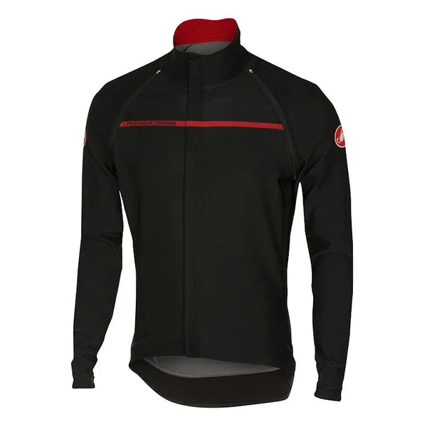 CASTELLI Perfetto Convertibile Light Jacket/ Short Sleeve Jersey - black Light Jacket, for men, size L, Cycle jacket, Cycle cloth