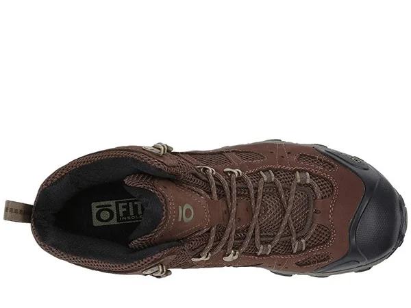 Oboz Men's Bridger Vent Mid B-Dry (10.5 Slate Brown/Mayfly Green)