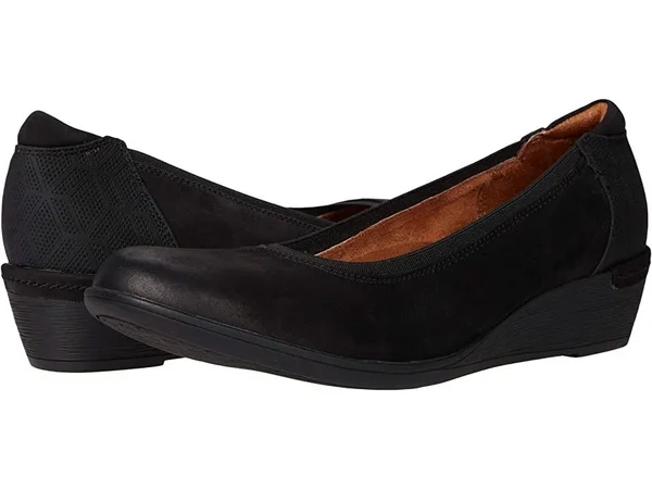 Cobb Hill Devyn Pump Women's Shoes Black Nubuck : 7 A - Narrow