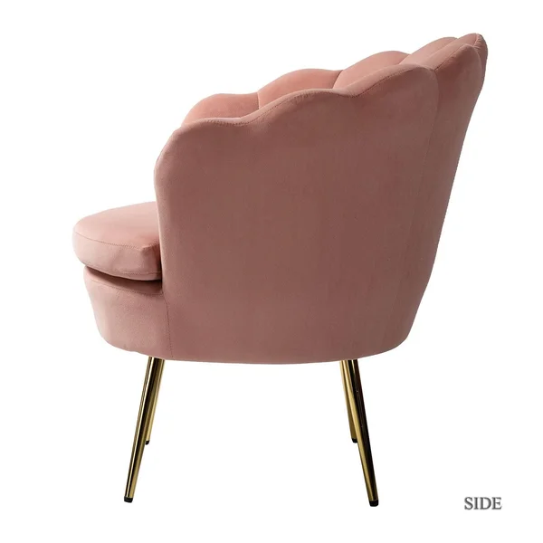 Gaitana Upholstered Barrel Chair with Tufted Back, Set of 2 - Mustard