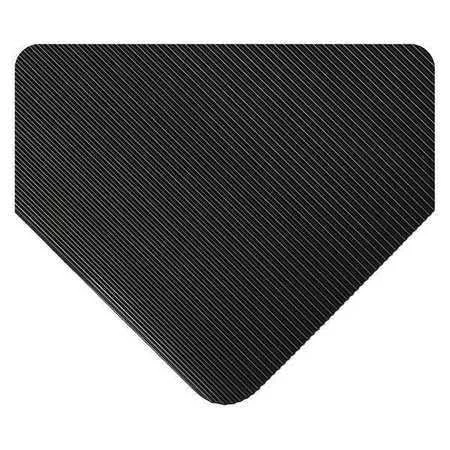 Wearwell Inc 381.18X2X65Bk Corrugated Runner - blk, 2Ftx65Ft
