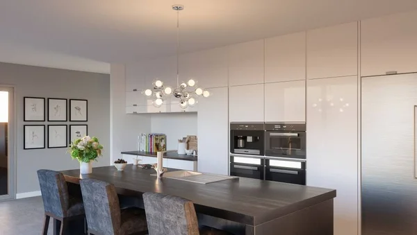Chandelier 12 Light Steel Polished Chrome Finish with Clear Opal Glass - 71-BEL-2749125 - Bailey Street Home