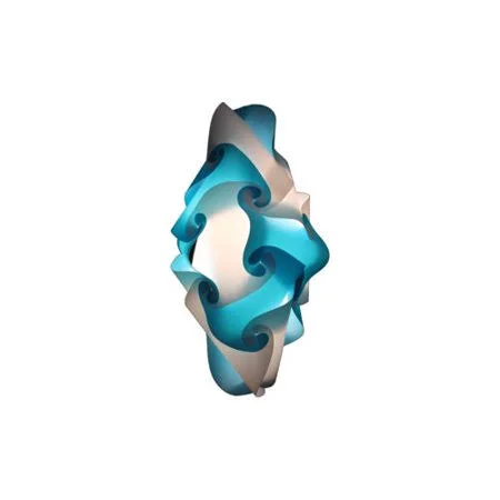 KaleidoLamps 18 Element Pendant Size: Medium, Shade Color: Turquoise