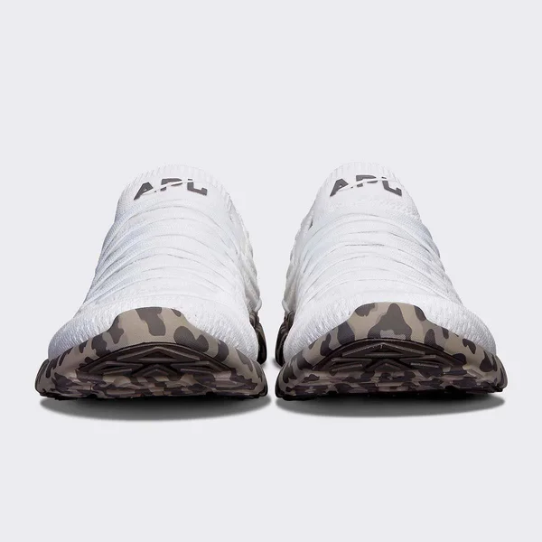 Athletic Propulsion Labs (APL) TechLoom Wave Men's Shoes White/Asteroid/Leopard : 14 D - Medium