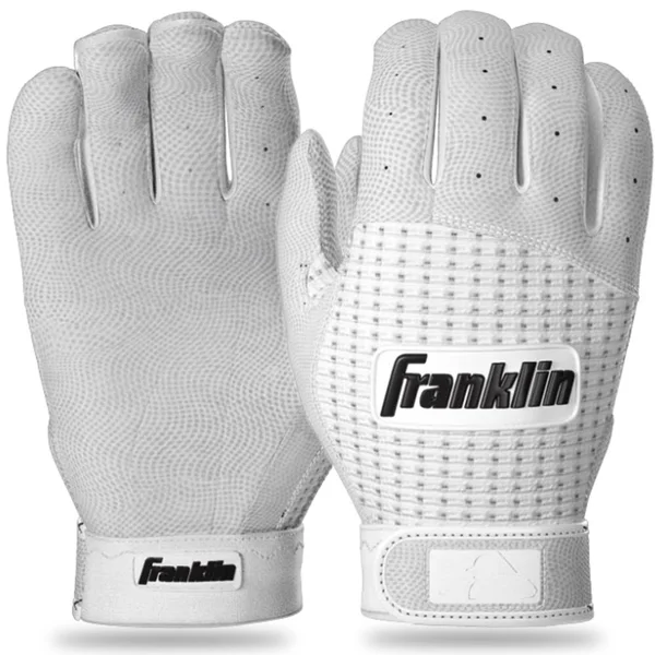 Franklin Custom Pro Classic Batting Gloves - Youth Medium - Kids MLB Style Custom Batting Gloves - Baseball Glove - Softball Glo