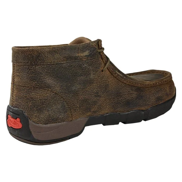 Justin Boots Men's Cappie Steel-Toe Work Shoes - Dark Brown (7.5)