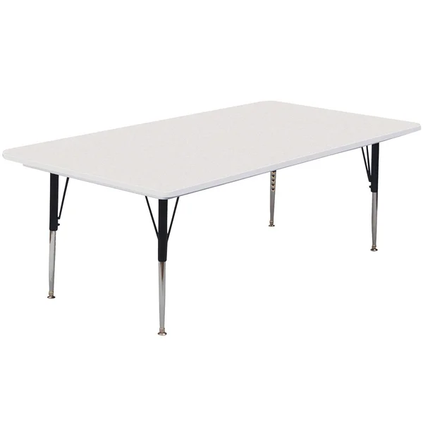 Blow Molded 72x22 L x 30x22 W Rectangular Activity Table Correll, Inc.