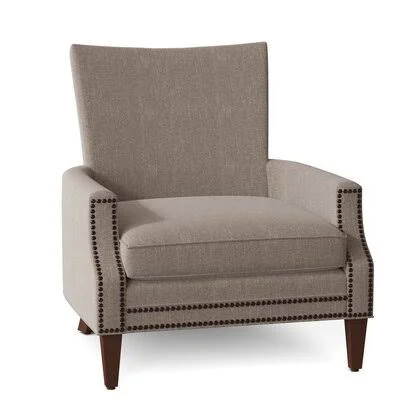 Abree Armchair Canora Grey Body Fabric: Curious Silver