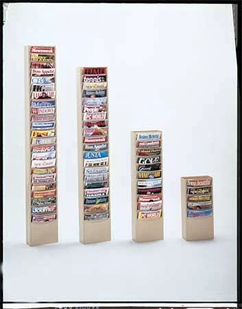 Durham 11 Pocket Vertical Literature Rack - Black - 402-08