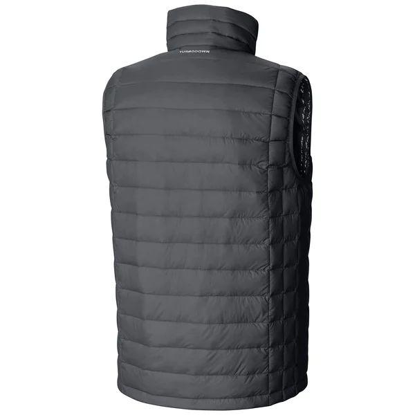 Columbia Mens Voodoo Falls 590 Turbodown Gray Vest Size Large Tall