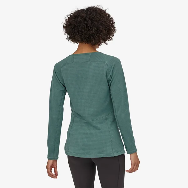 Patagonia Women's R1 Crew - Green - 40065 - XL