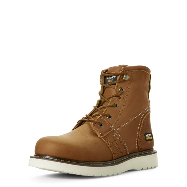 Ariat Men's Rebar Wedge Work Boots - Golden Grizzly