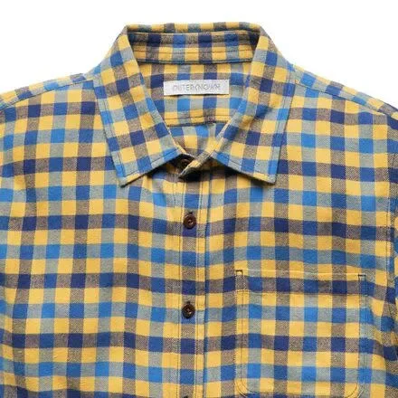 Outerknown Transitional Flannel Shirt - Men's Marigold Ashbury Plaid, M