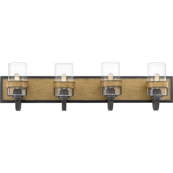 Quoizel FIN8634AWN Finch Bath Light, Aged Walnut