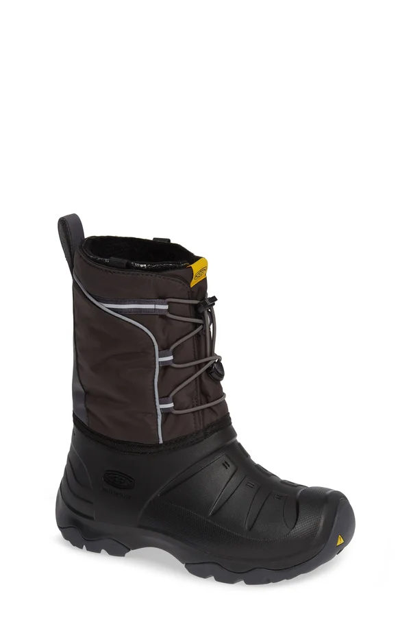 Keen Youth Lumi Waterproof Boot - 3 - Black - Magnet