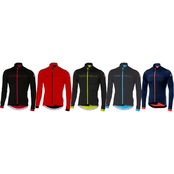Castelli Fondo Jersey FZ Large Dark Steel Blue