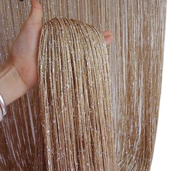 Beads String Thread Curtains - Window Wall Panel Room Divider - Doorway, Wedding Decor