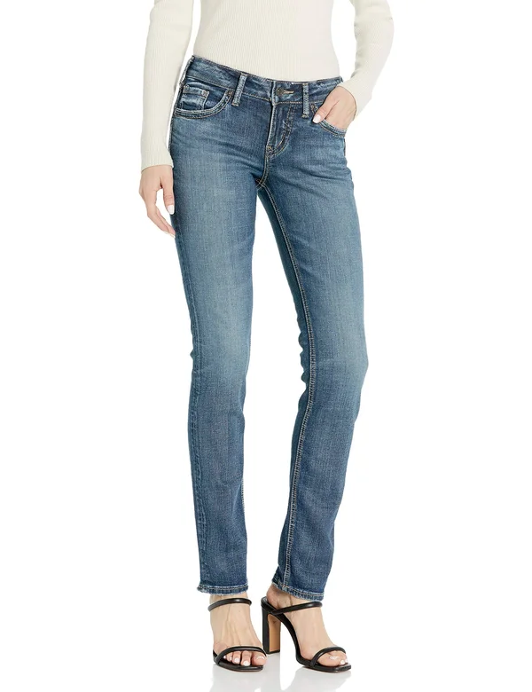 Silver Women's Suki Straight Indigo Jeans