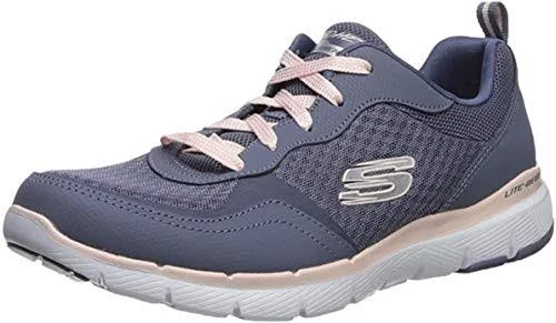 Skechers Women's Flex Appeal 3.0 First Insight Sneaker - Slate/Pink