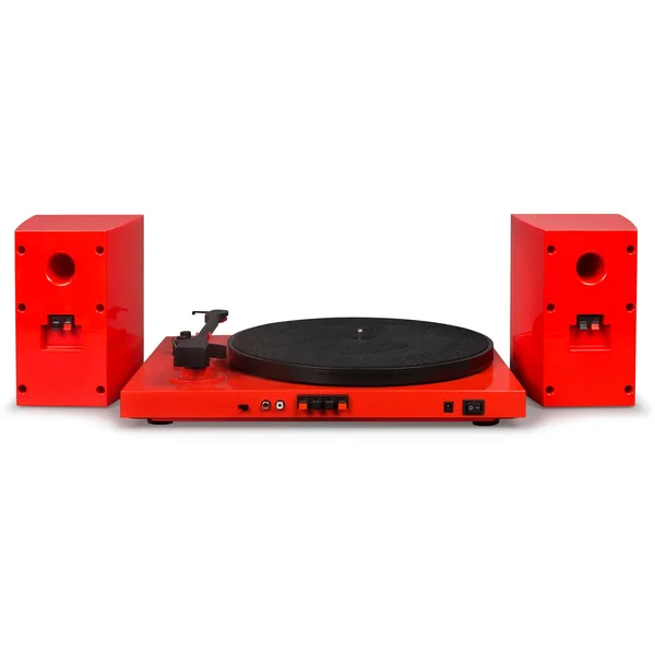 Crosley T100 Audio System - 30W Total - Red
