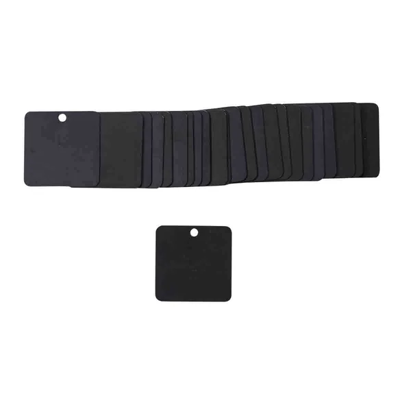 Brady - 87637, 2x22 x 2x22 Aluminum Blank Valve Tag, Black