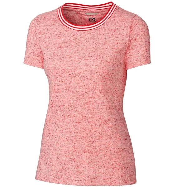 Cutter & Buck Advantage Space Dye Tee - LCK00065 - (Alarm, XXL)