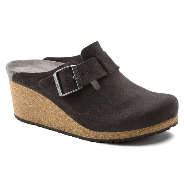 Birkenstock Women's Fanny Suede Leather Anthracite