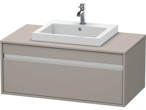 Duravit Ketho KT679501414 Wall Mounted Vanity Unit - Terra