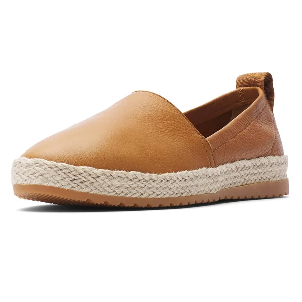 Sorel Women's Ella Slip on - 6.5 - Camel Brown