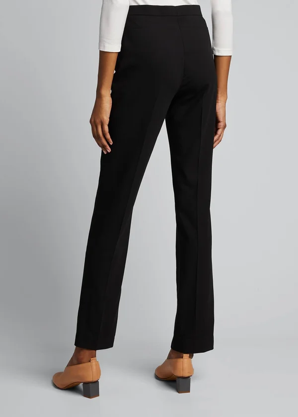 Akris Punto Women's Francoise Wool Pants - Black - Size 2