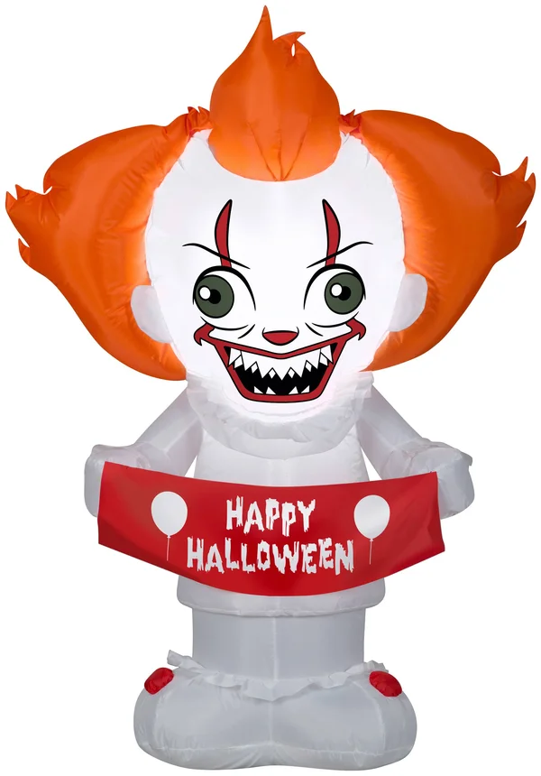 Warner Brothers Stylized Pennywise Inflatable Gemmy Industries
