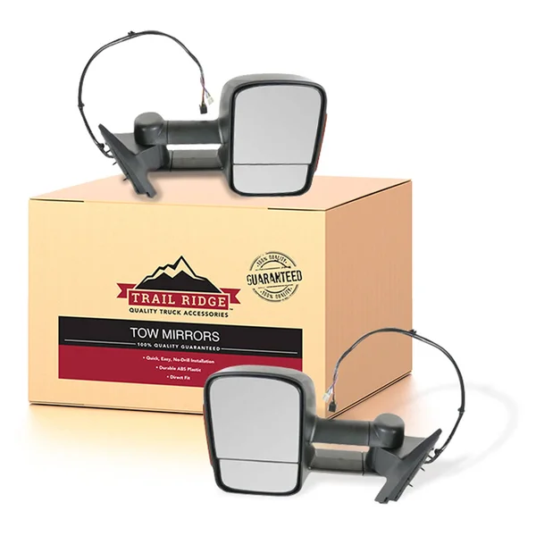 Trail Ridge Tow Mirror Power Heated Memory Signal Towing Pair Set for Chevy GMC