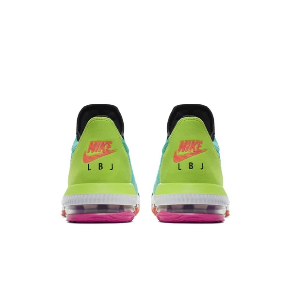 Nike Lebron 16 Low Basketball Shoes in Green - Size: 7.5, CI2668-301