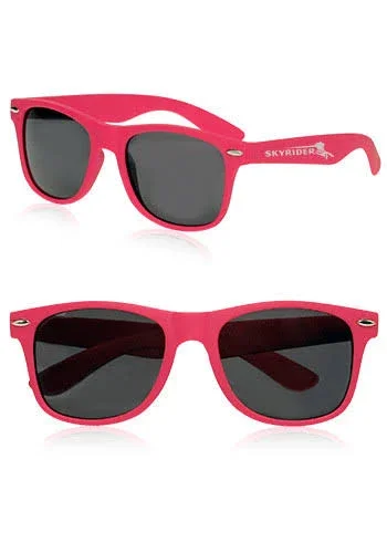 Pink Custom Printed Smooth Sunglasses (Pink - Sample)