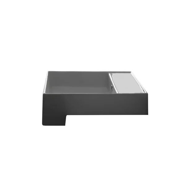 Nameeks 8031/D Scarabeo 17-7/8 inch Ceramic Recessed Bathroom Sink, White