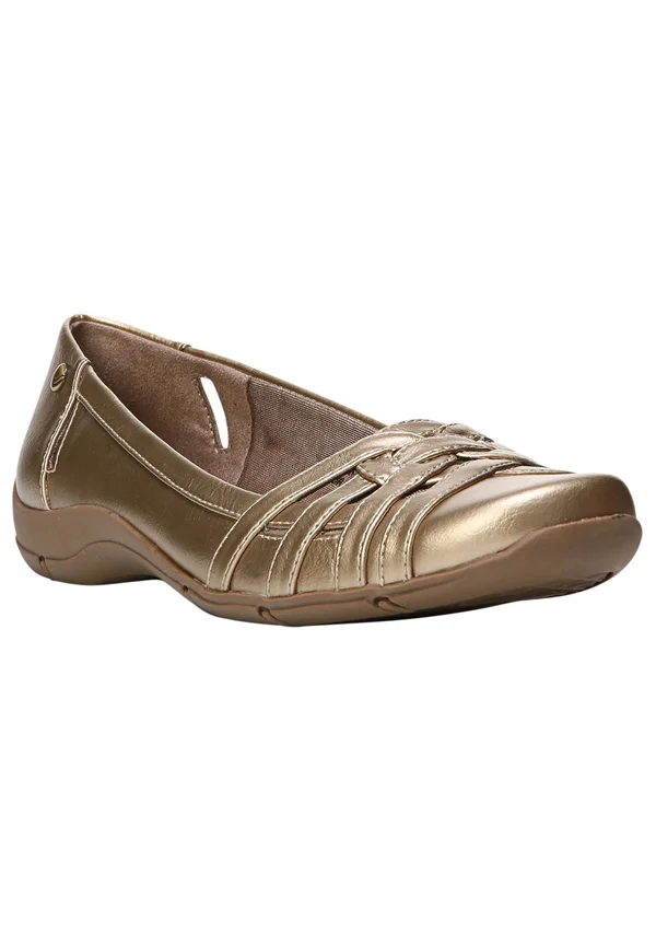 LifeStride Women's Diverse, Size: 11, Soft Gold Polyurethane