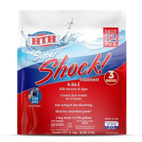 HTH 12-Pack 16-oz Pool Shock - 52026
