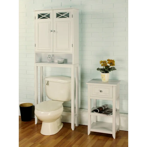 Elegant Home Fashions Geneva Space Saver White